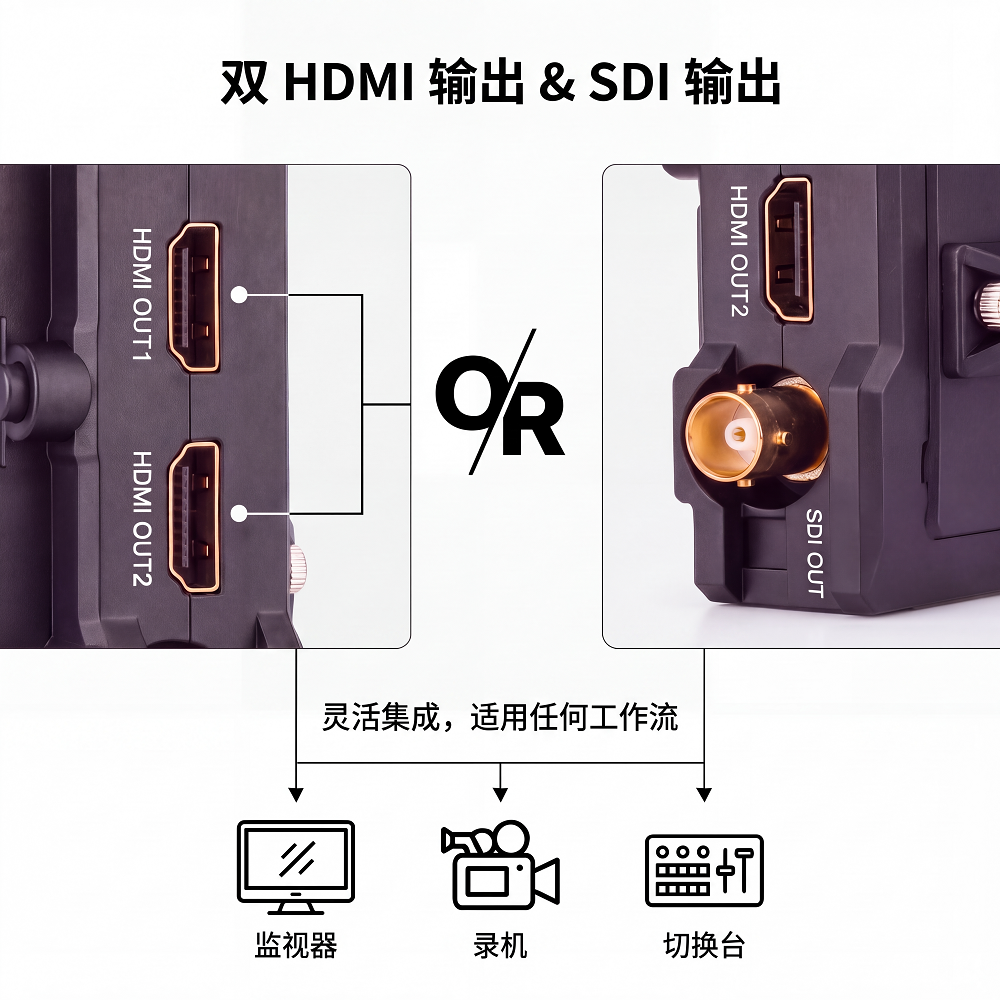 Forbetdis TX-RX–SDI/HDMI 无线视频发射器与接收器套装